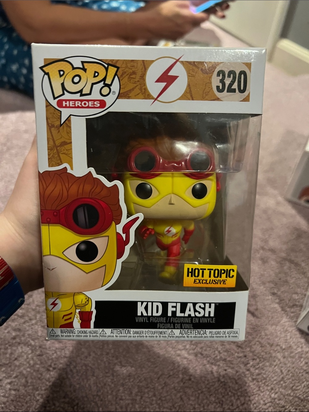 Funko Pop! Heroes Kid Flash Vinyl Figure - Yellow & Red